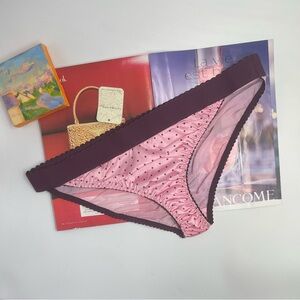 FP Free L People by Free People Pink/Rose Bikini Undies